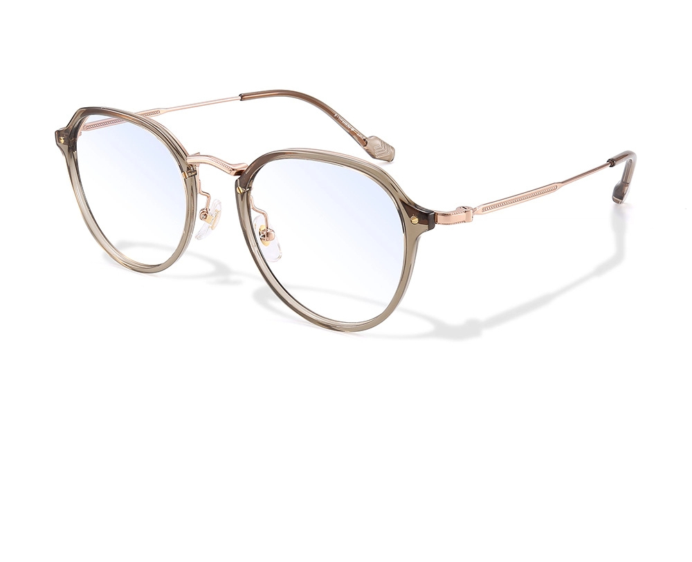 Women’s cold brown glasses frame can be equipped with ultra-light titanium frame (without glasses box)
