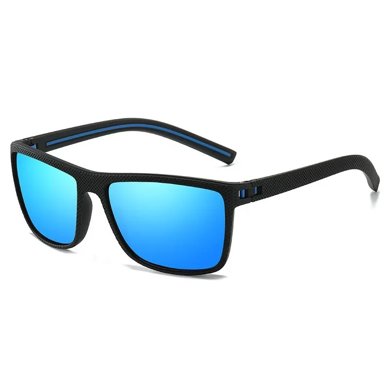 New European and American Cross-border Men’s Polarized Sunglasses Driving Outdoor Anti-uv Fashion Square Large Frame Sunglasses