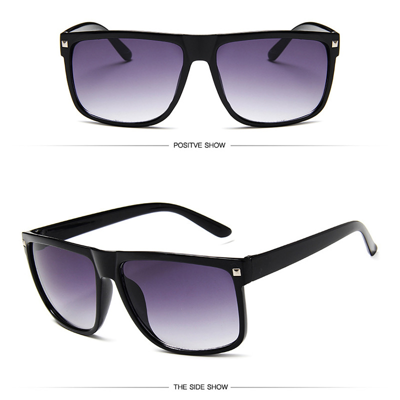 GLAZZY Factory Direct Casual Fashion Sunglasses Large Frame One-piece Lens Beach Glasses Casual Color Film Sunglasses Sunglasses