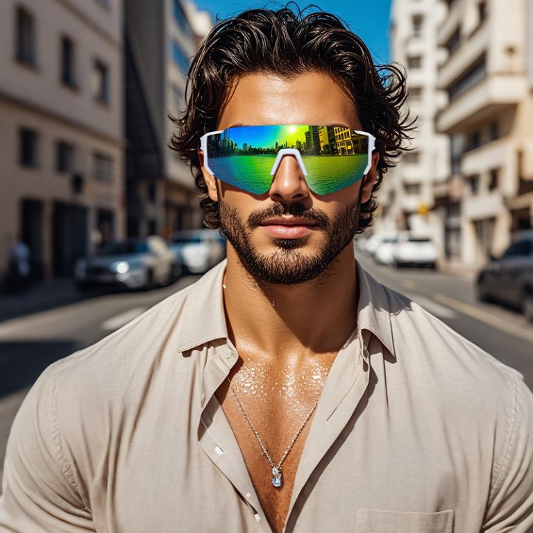 Cycling Mountaineering Glasses Color-changing Goggles Hiking Skiing Large Frame Men’s and Women’s Outdoor Sports Sand-proof Sunglasses