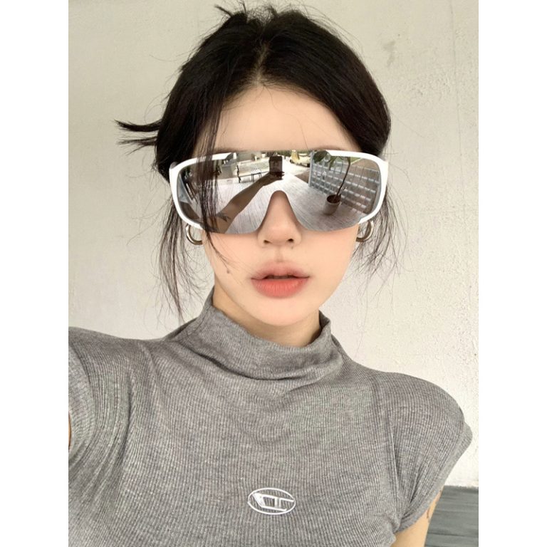 Outdoor Mountaineering Mercury Cycling Windproof Goggles Ski Sunglasses Women’s Large Frame Slimming Zhongji
