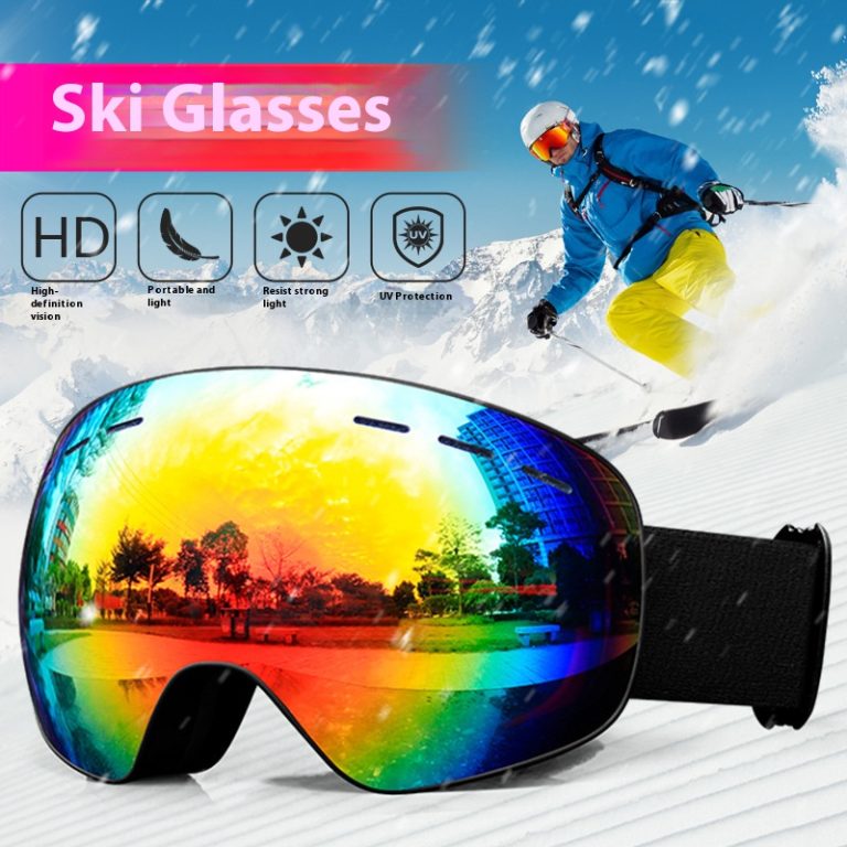 New 2025 cross-border outdoor skiing gear frameless men’s and women’s ski goggles