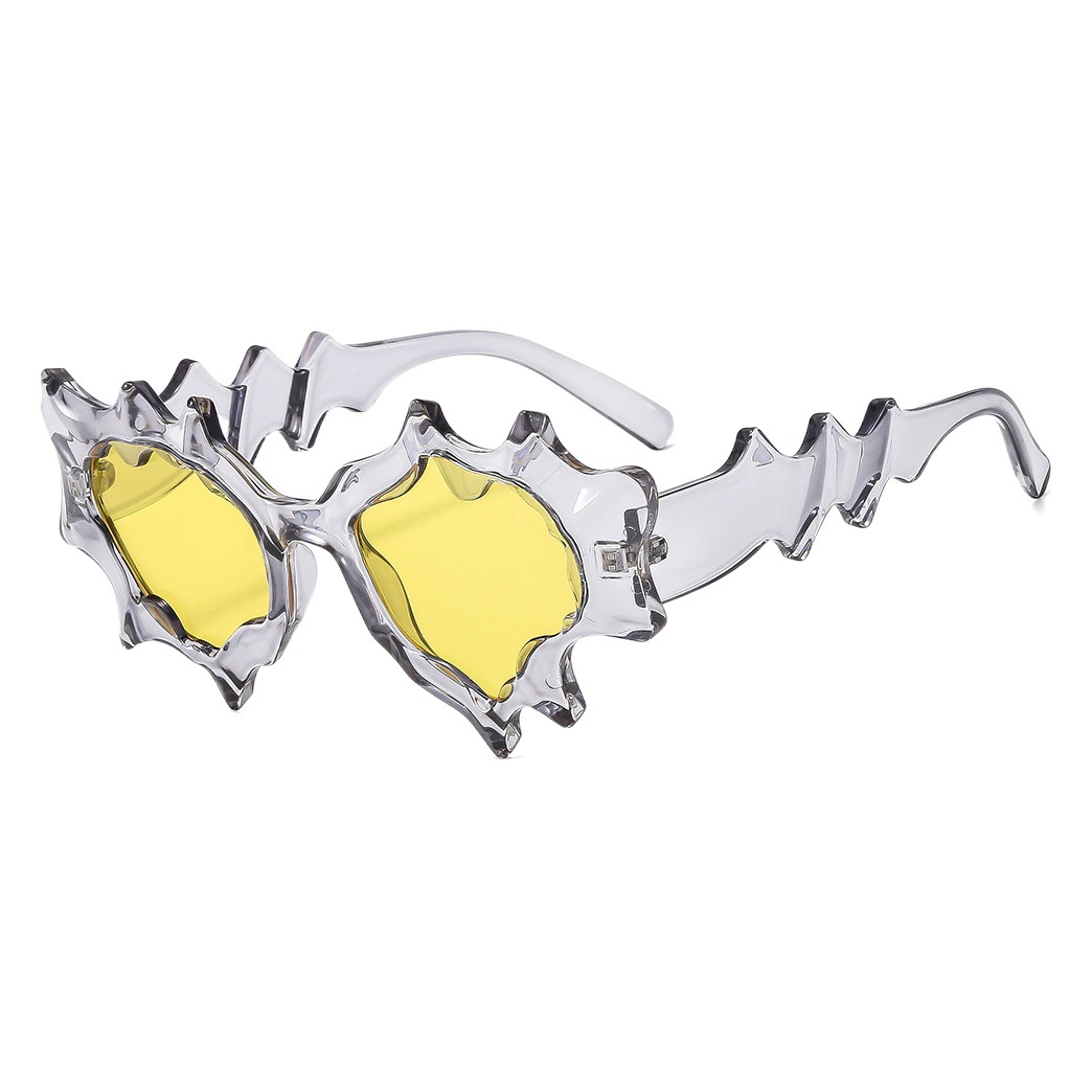 2025 Irregular New Futuristic Y2K Sunglasses Punk Hip Hop Spice Girls Men and Women Sunglasses Cross Border Glasses