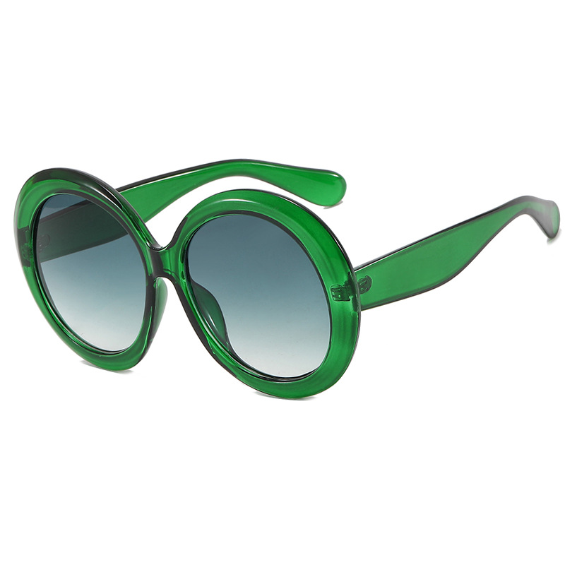 【Each account is limited to one order】European and American fashion round large frame sunglasses 2025 new cross-border trendy sunglasses street photography personalized trendy sunglasses
