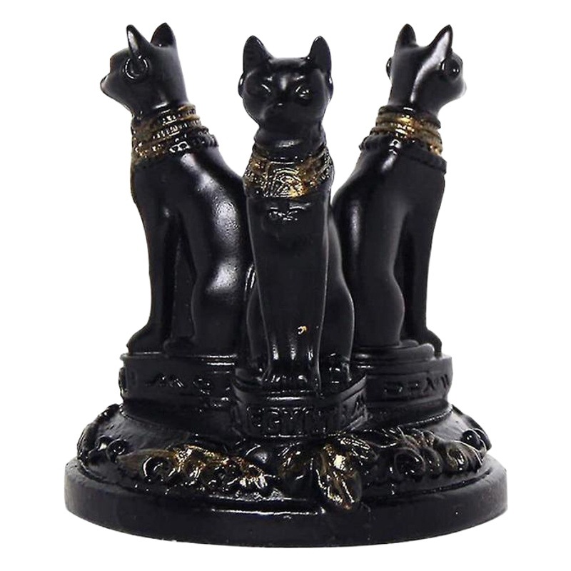 Bastet Cat Goddess Statues Bastet Cat Goddess Statue Crystal Ball Display Bracket Ornaments